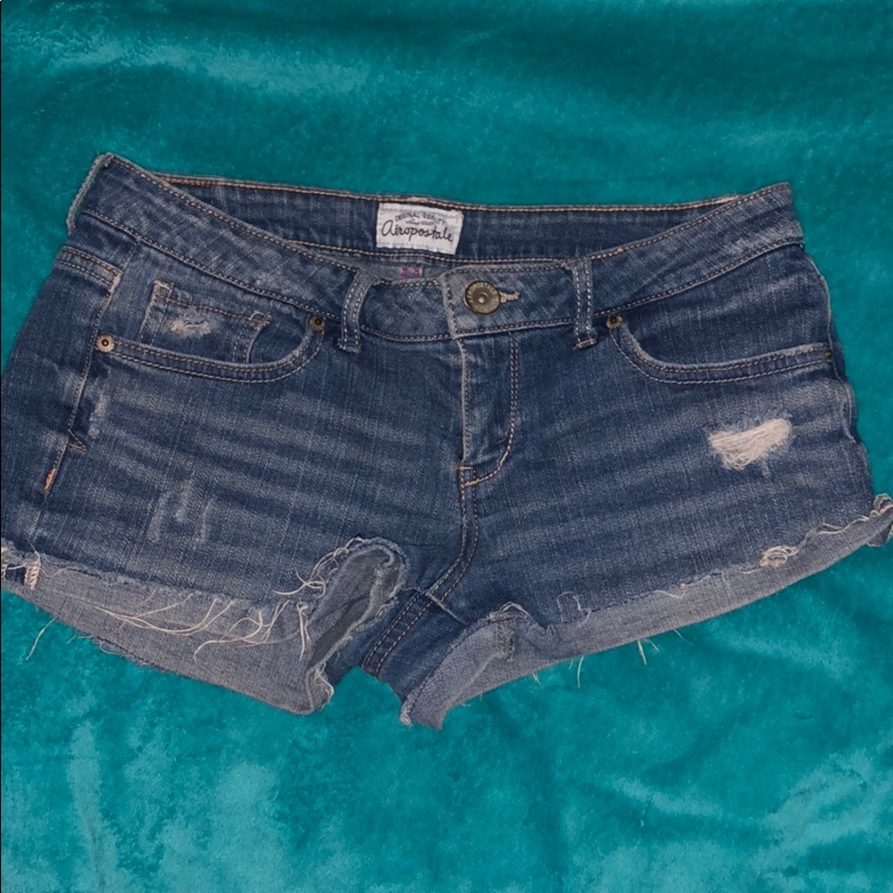Denim shorts